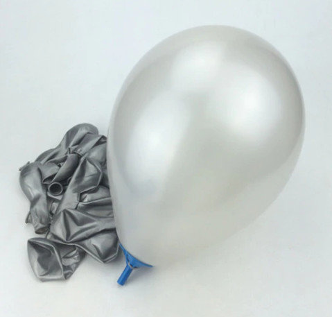 Balons - sudraba - 25 cm