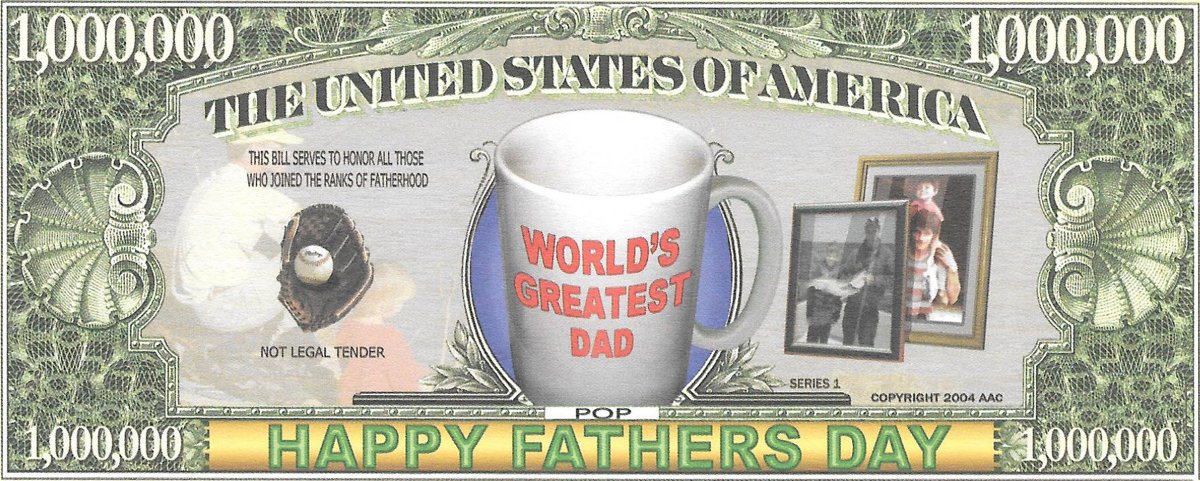 Miljons dolāri tētim, suvenīra banknote