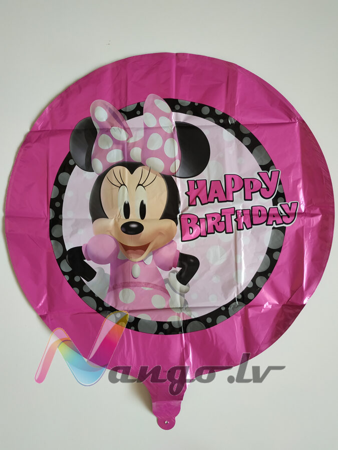 Folija balons - Mickey mouse - 43 cm - apaļš 