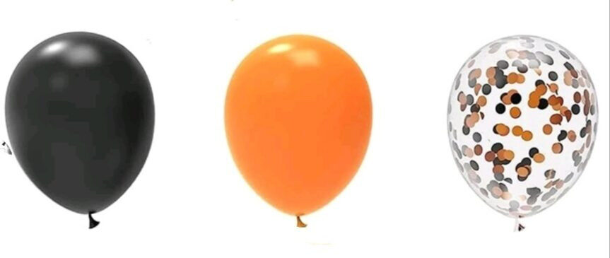 Baloni Helovīna komplekts 10 gab, 30 cm