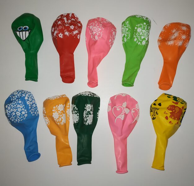 Baloni ar zīmējumiem - komplekts 10 gab - 30 cm (29 gr)