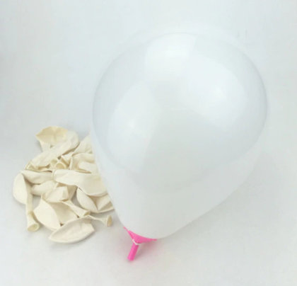 Balons - balts - 25 cm
