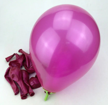 Balons - burgundy krāsa - 25 cm