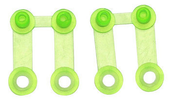 Punch card clips 2 pcs