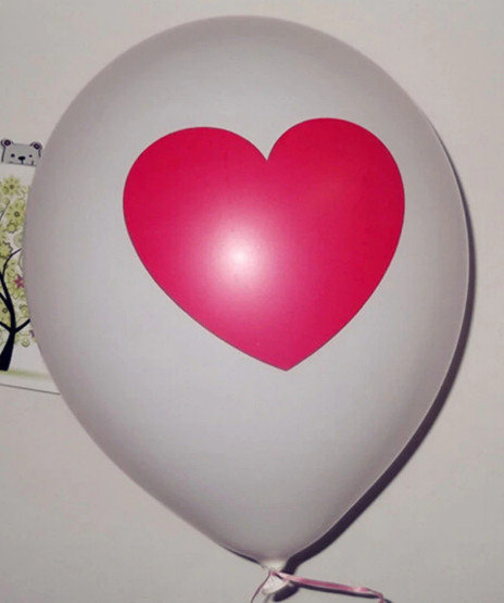 Balons ar sirsniņu Valentīndienai, 30 cm