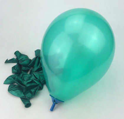 Воздушный шар, зеленый 25 см