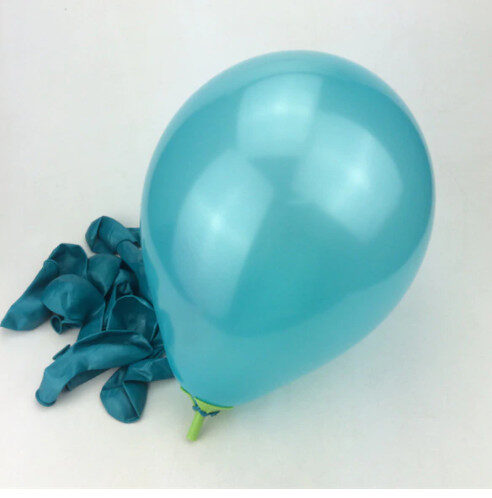 Balons - tiffany zils - 25 cm